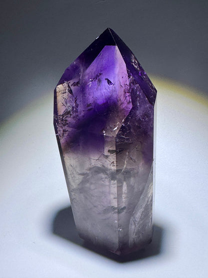 Wunderschöne grosse High-Quality Phantom Ametrin-Spitze ✨💜 - 12.1cm, 415g