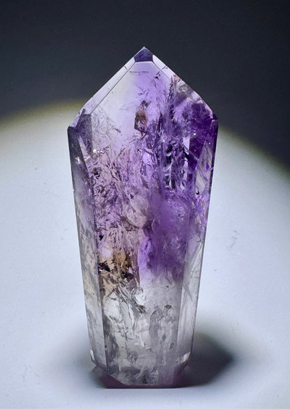 Bezaubernde sehr hochwertige klare Phantom Ametrin Spitze ✨💜 - 8.5cm, 99g
