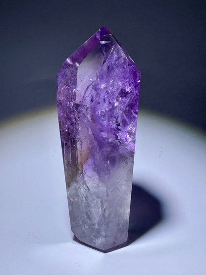 Bezaubernde sehr hochwertige klare Phantom Ametrin Spitze ✨💜 - 8.5cm, 99g