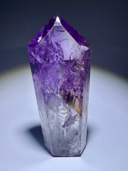 Bezaubernde sehr hochwertige klare Phantom Ametrin Spitze ✨💜 - 8.5cm, 99g
