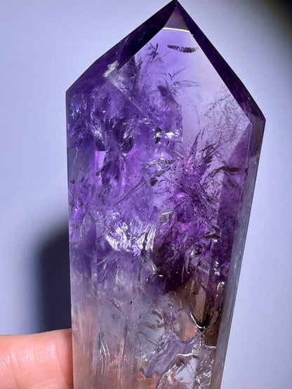 Bezaubernde sehr hochwertige klare Phantom Ametrin Spitze ✨💜 - 8.5cm, 99g