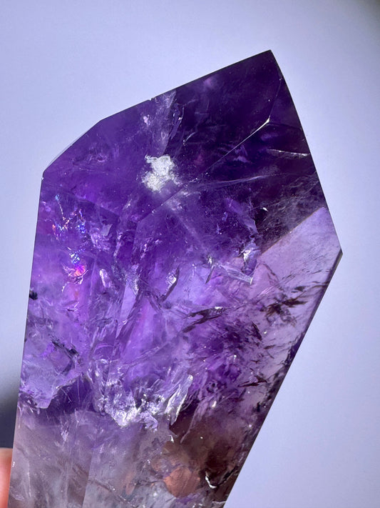 Bezaubernde sehr hochwertige klare Phantom Ametrin Spitze ✨💜 - 8.5cm, 99g
