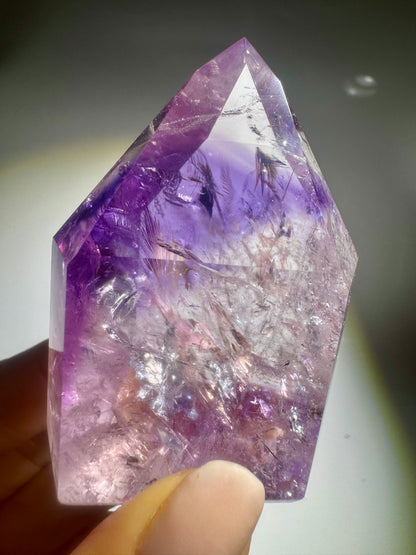 Phantom Amethyst – Premiumqualität – 6.1 cm – 112 g – Brasilien