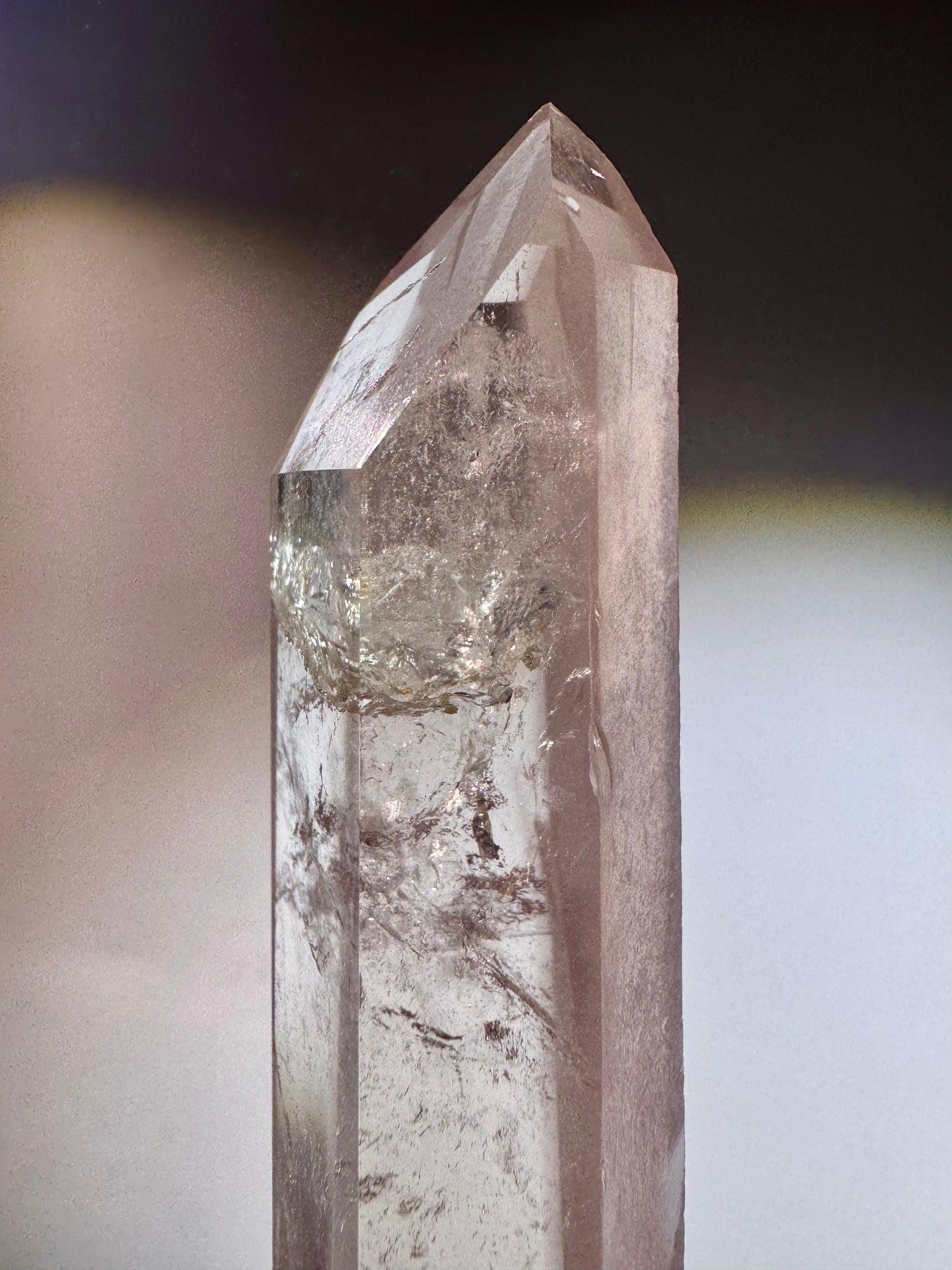 Pink-Lithium Kristall – Ultraklar & Rosa – 12 cm | Hochwertiges Einzelstück aus Brasilien