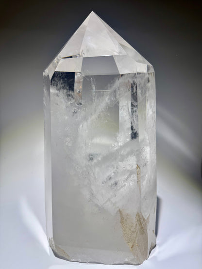 Riesige extra klare Bergkristall Spitze (Kristall, Quarz)) 💎 - 35cm, 12.5kg