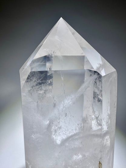 Riesige extra klare Bergkristall Spitze (Kristall, Quarz)) 💎 - 35cm, 12.5kg