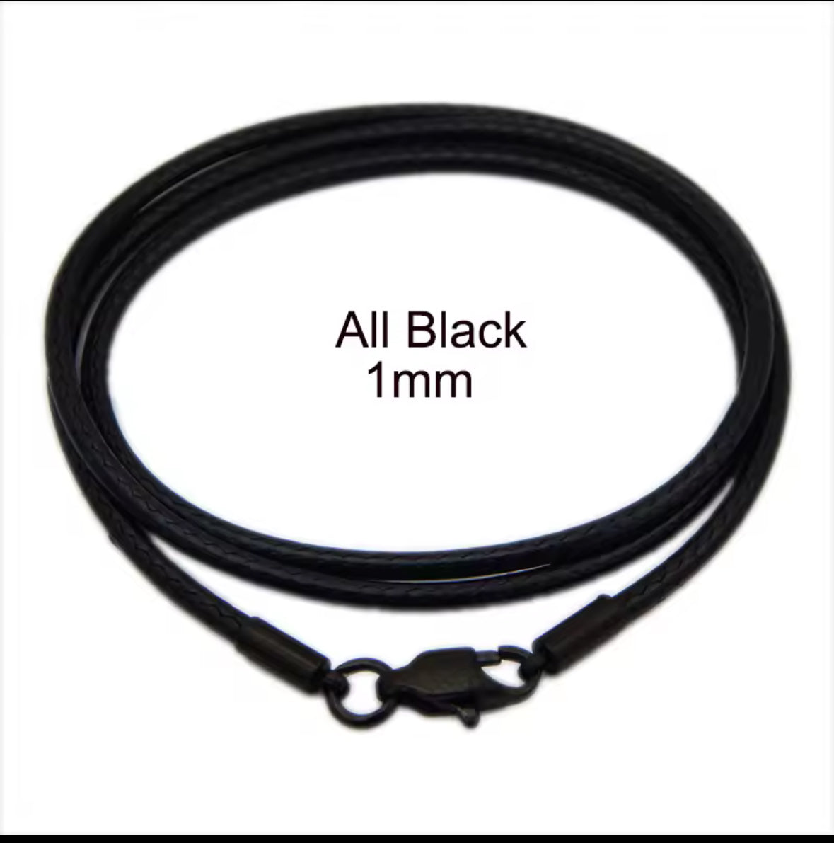 Lederhalskette mit Karabinerverschluss – Gold, Silber, All Black