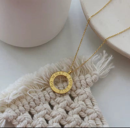 Karma Kette „Do What You Love“ 💫 40 cm mit Verlängerung
