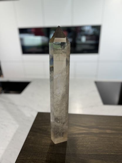Riesige Extra Klare Rauchquarz Spitze – 47 cm, 1A-Qualität, Brasilien