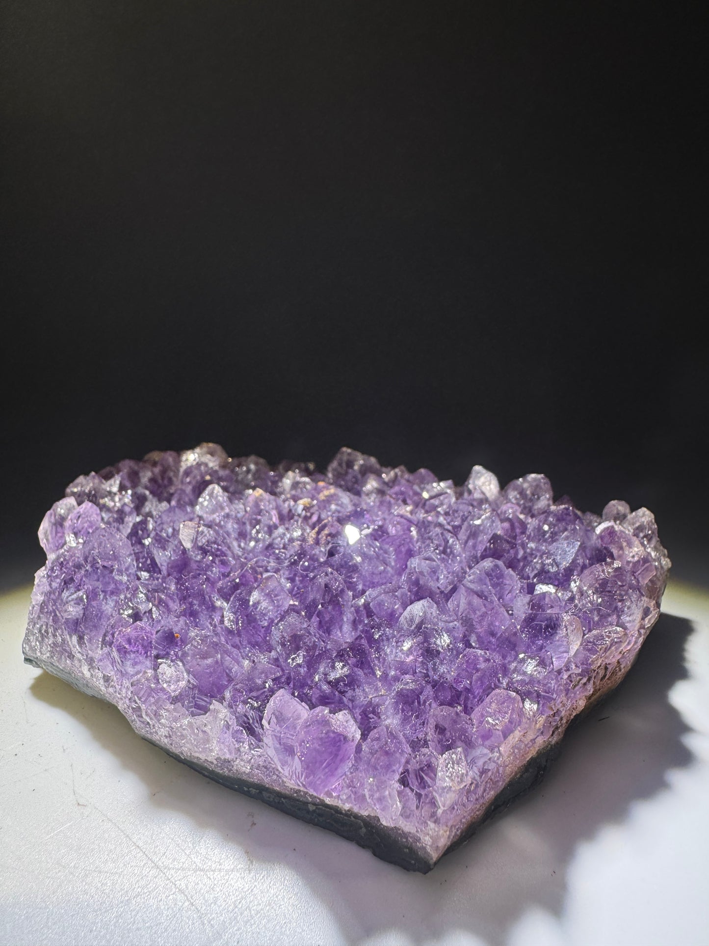 Edle Uruguay Amethyst Druse 10,5 x 7,5 cm – 284 g