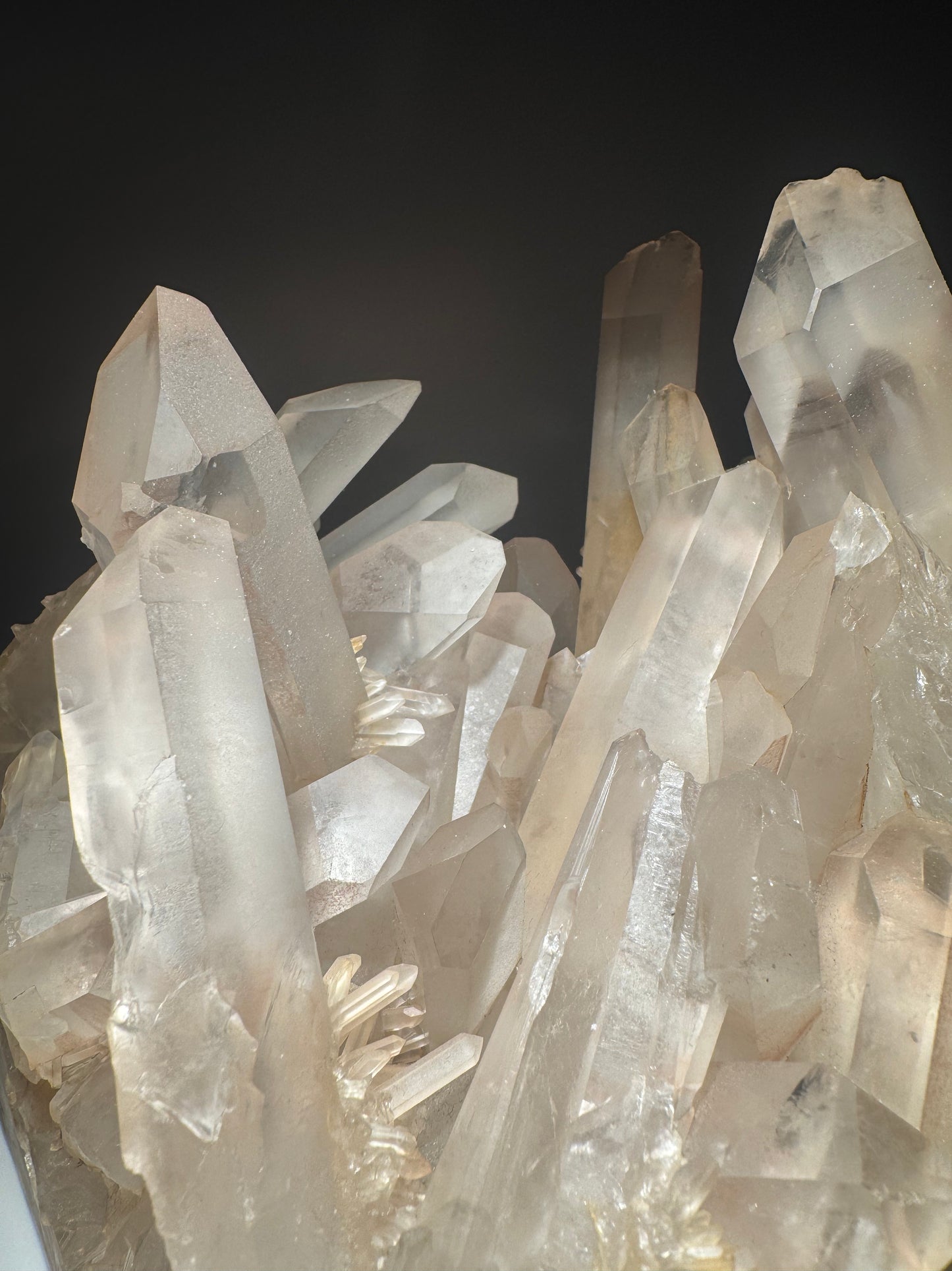 Himalaya Quarzstufe Light Pink 27 x 20 x 16 cm 7,2 kg Museumsqualität