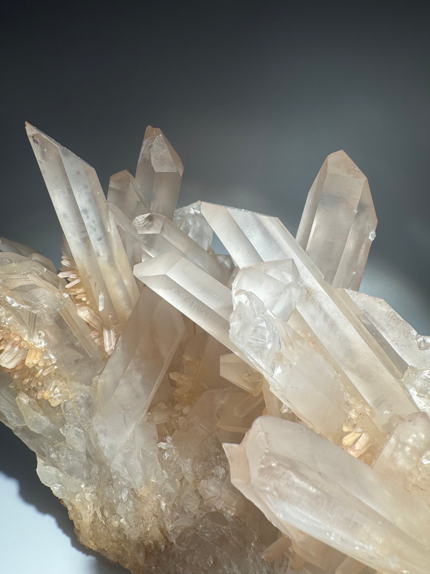 Himalaya Quarzstufe Light Pink 27 x 20 x 16 cm 7,2 kg Museumsqualität