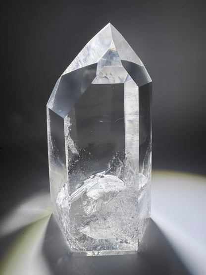 Glasklare Lemurian Bergkristall Spitze aus Bahia – 14 cm · 944 g · Premium Qualität