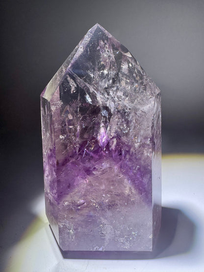 Grosser Phantom Amethyst aus Brasilien – Premiumqualität · 11.2 cm · 465 g 💜