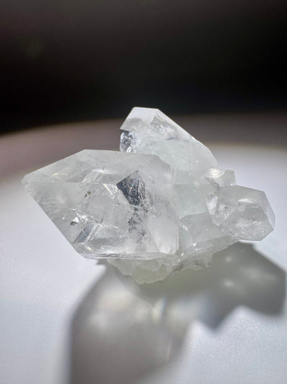 Exklusiver Diamond Apophyllite 6x7 cm – Perfekte Klarheit, strahlender Glanz & seltene Spitzenqualität