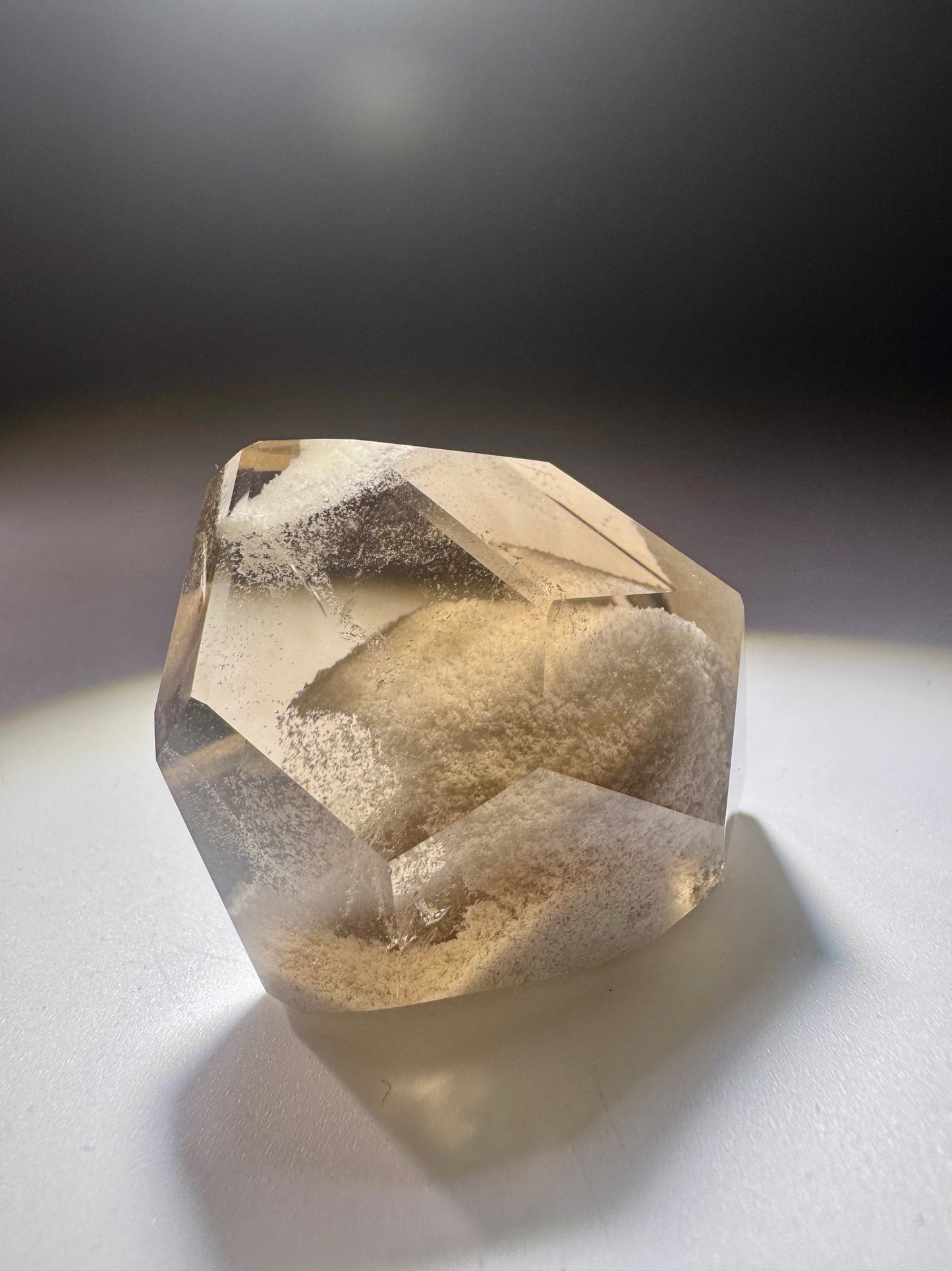 Rauchquarz mit weissem Phantom-Einschluss – 4,5 cm – Museumsqualität – Brasilien