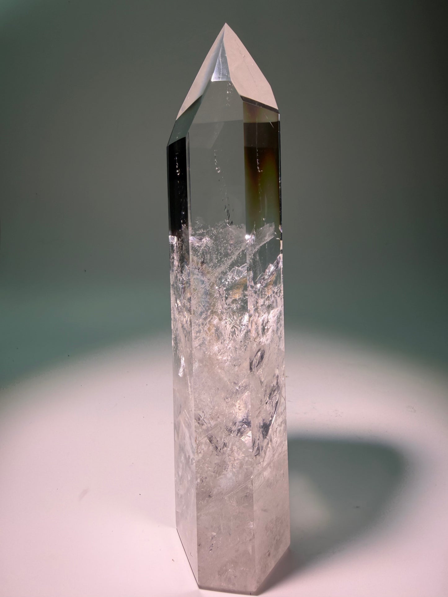 Lemurian Bergkristall Spitze aus Bahia, Brasilien – 20 cm | 629 g Premium Qualität