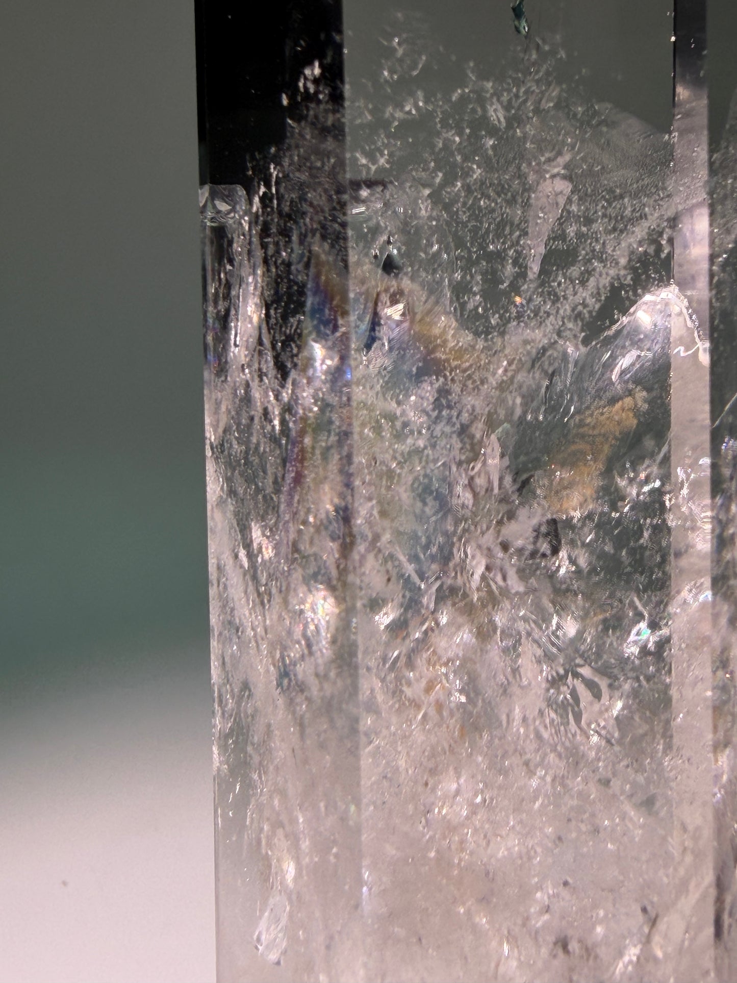 Lemurian Bergkristall Spitze aus Bahia, Brasilien – 20 cm | 629 g Premium Qualität