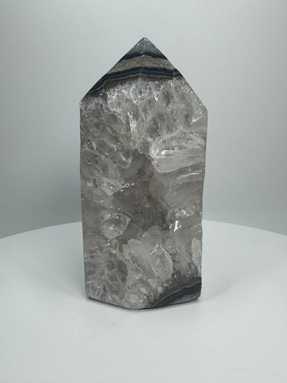 Superbe pointe de quartz clair - 13,5 cm