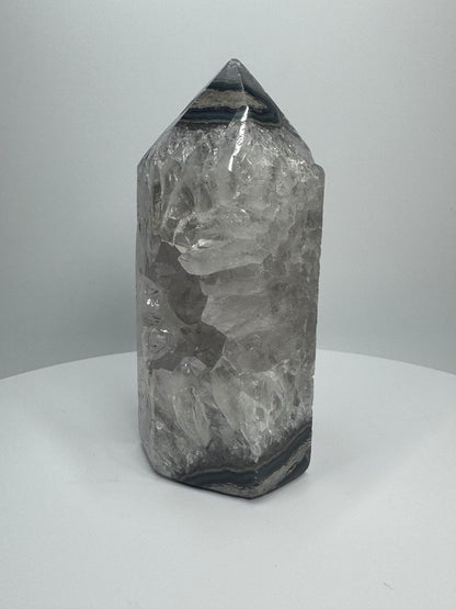 Superbe pointe de quartz clair - 13,5 cm