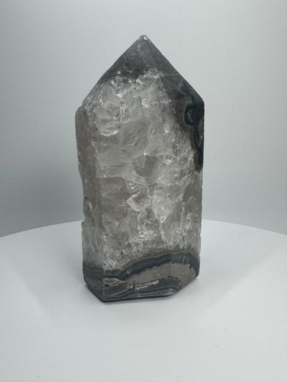 Superbe pointe de quartz clair - 13,5 cm