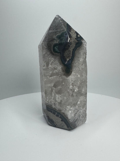 Superbe pointe de quartz clair - 13,5 cm