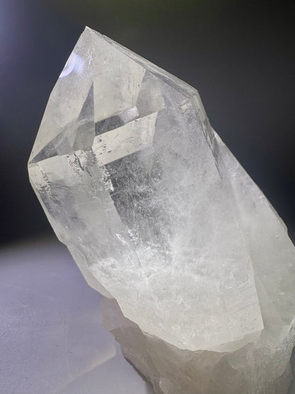 Bergkristall Stufe aus Brasilien – 13 cm, 1.24 kg, extra Qualität, naturbelassen & extraklar