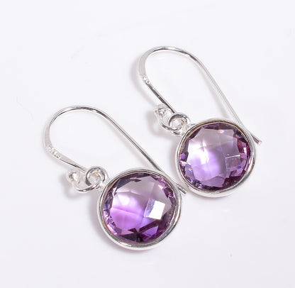 Amethyst-Ohrringe 925 Silber – Edel & Elegant