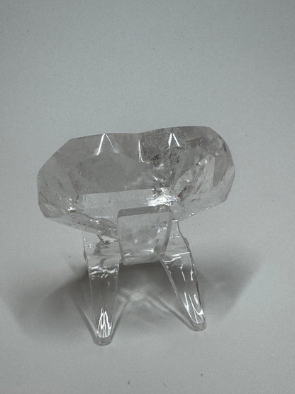 Süsses facettiertes Bergkristall Herz - 5cm, 58g