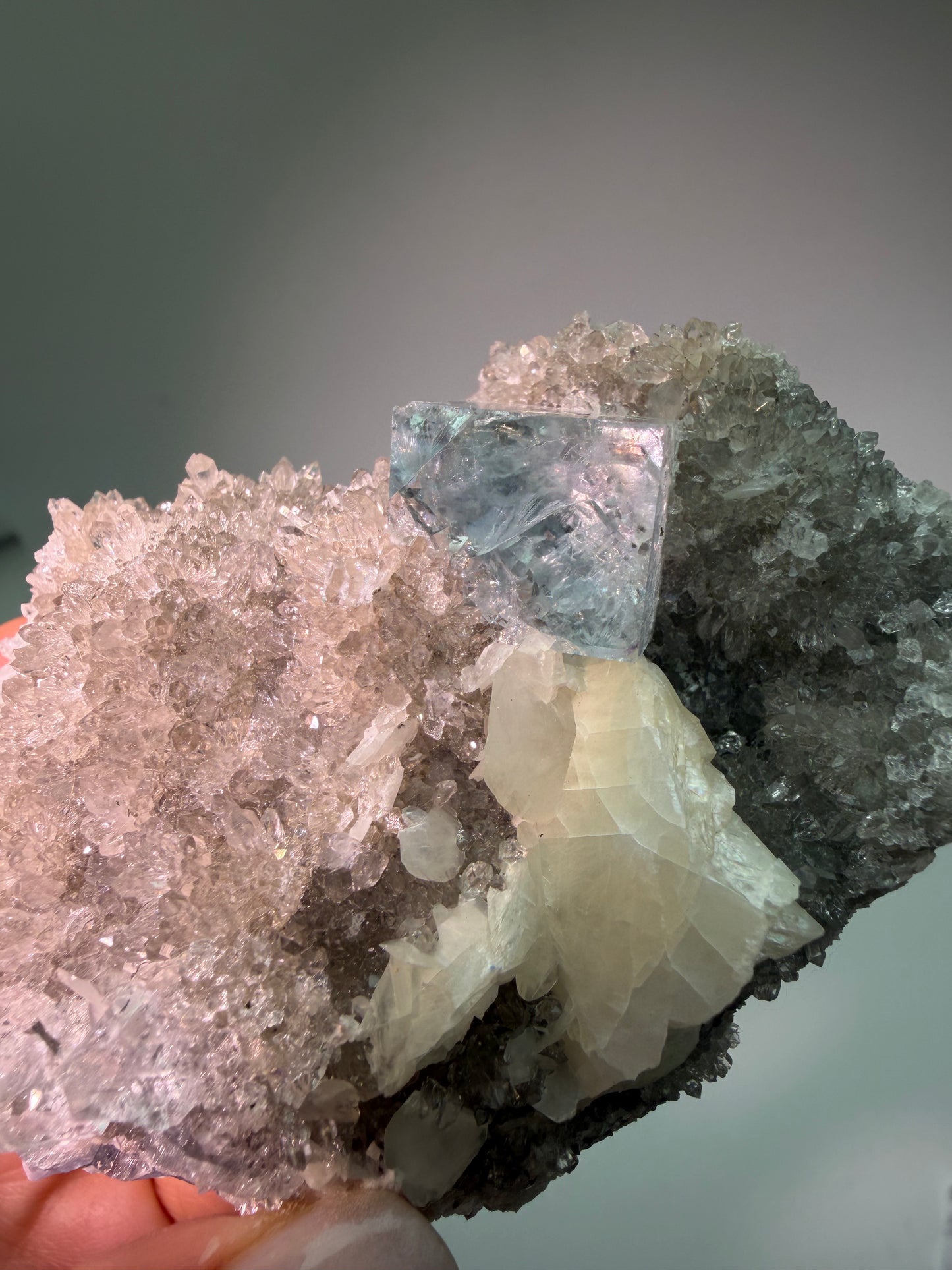 Enchanting Glass Fluorite - 9cm, 351g