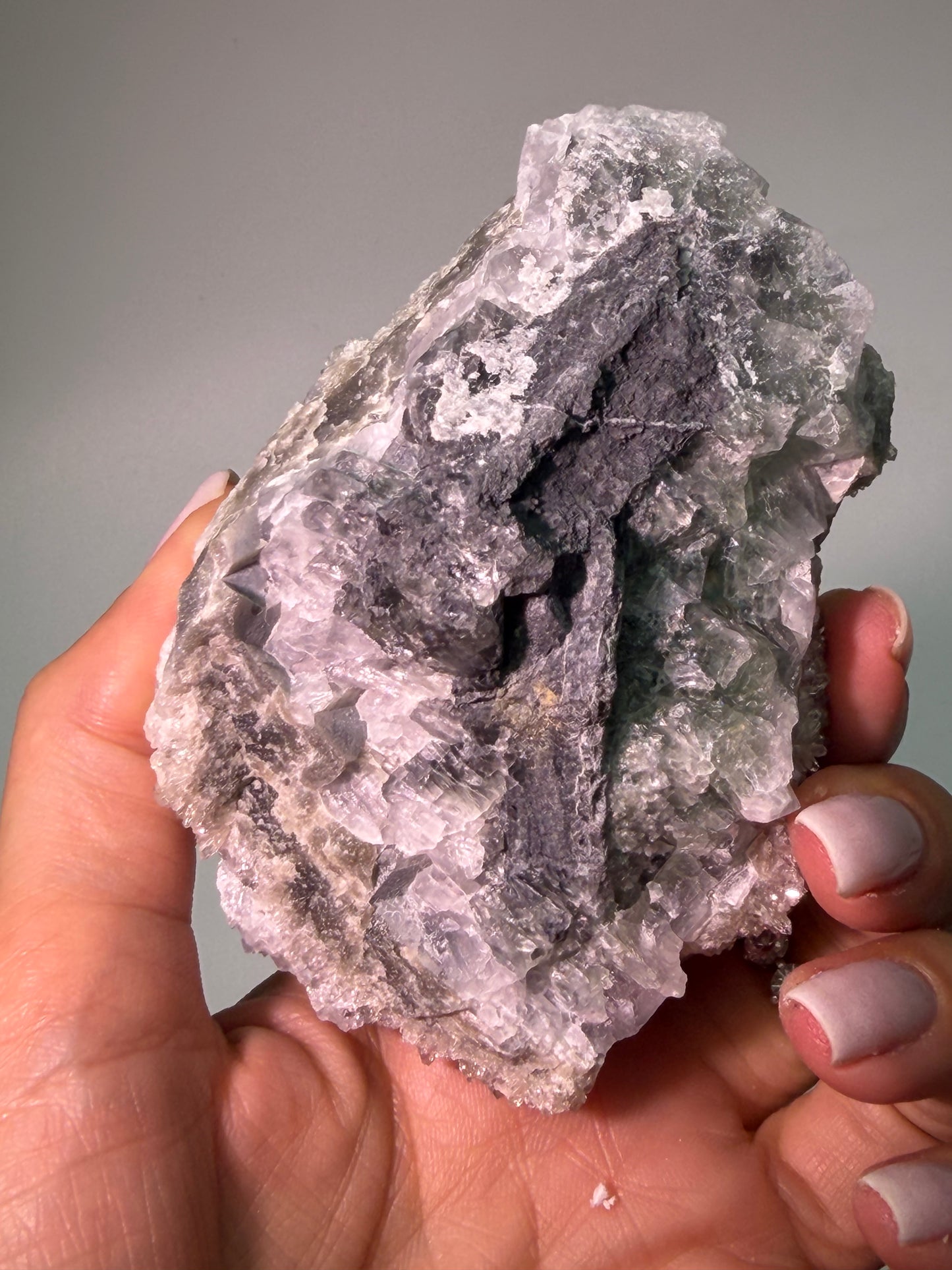 Enchanting Glass Fluorite - 9cm, 351g