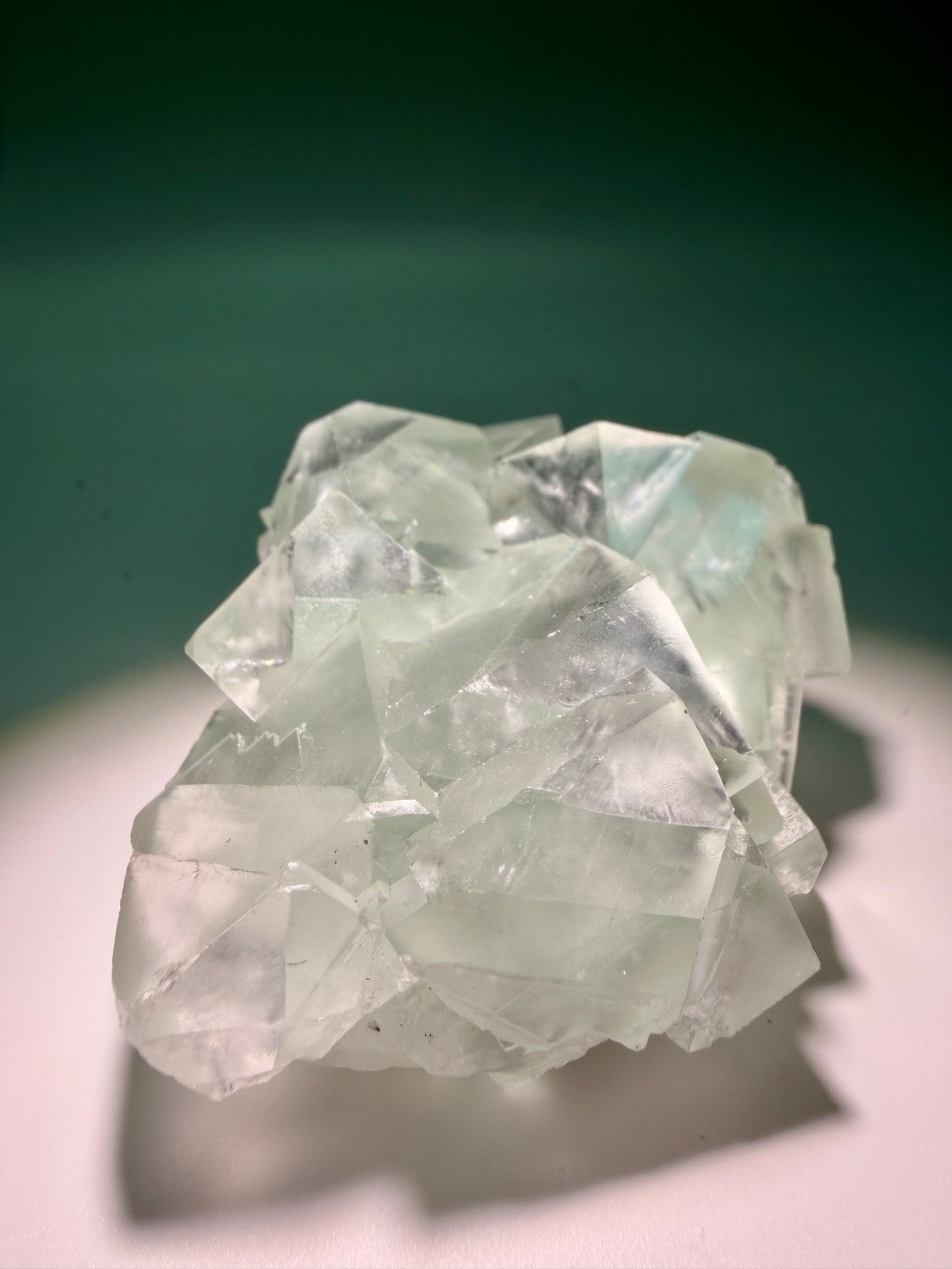 Beautiful 1A Fluorite with Rainbow - 9.4cm, 343g