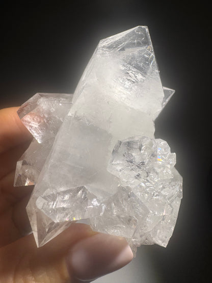 Extraklarer Diamond Apophyllite – Premium Sammlerstück 7.4 cm