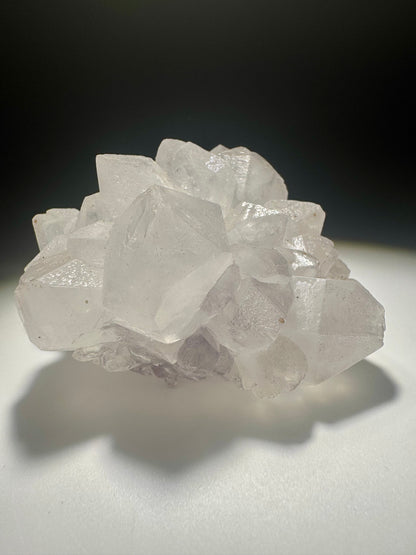 Exklusive Quarzblüte 7.3cm – Stalaktit Unikat aus Uruguay | Weiss & Transparent | Edelstein Raritä