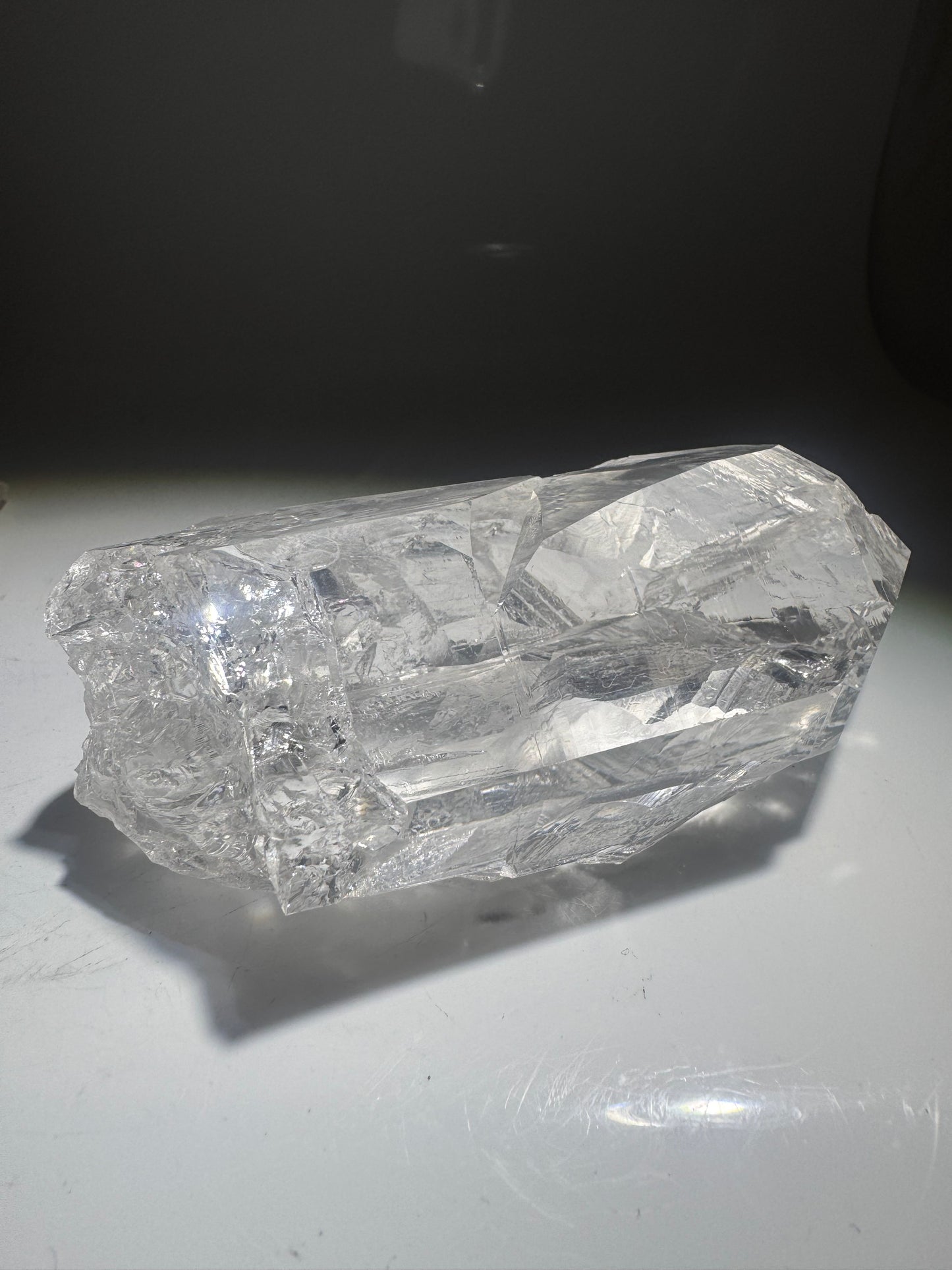 Himalaya Quarzspitze 10.6 cm , 263g – Kristallklarer Edelstein