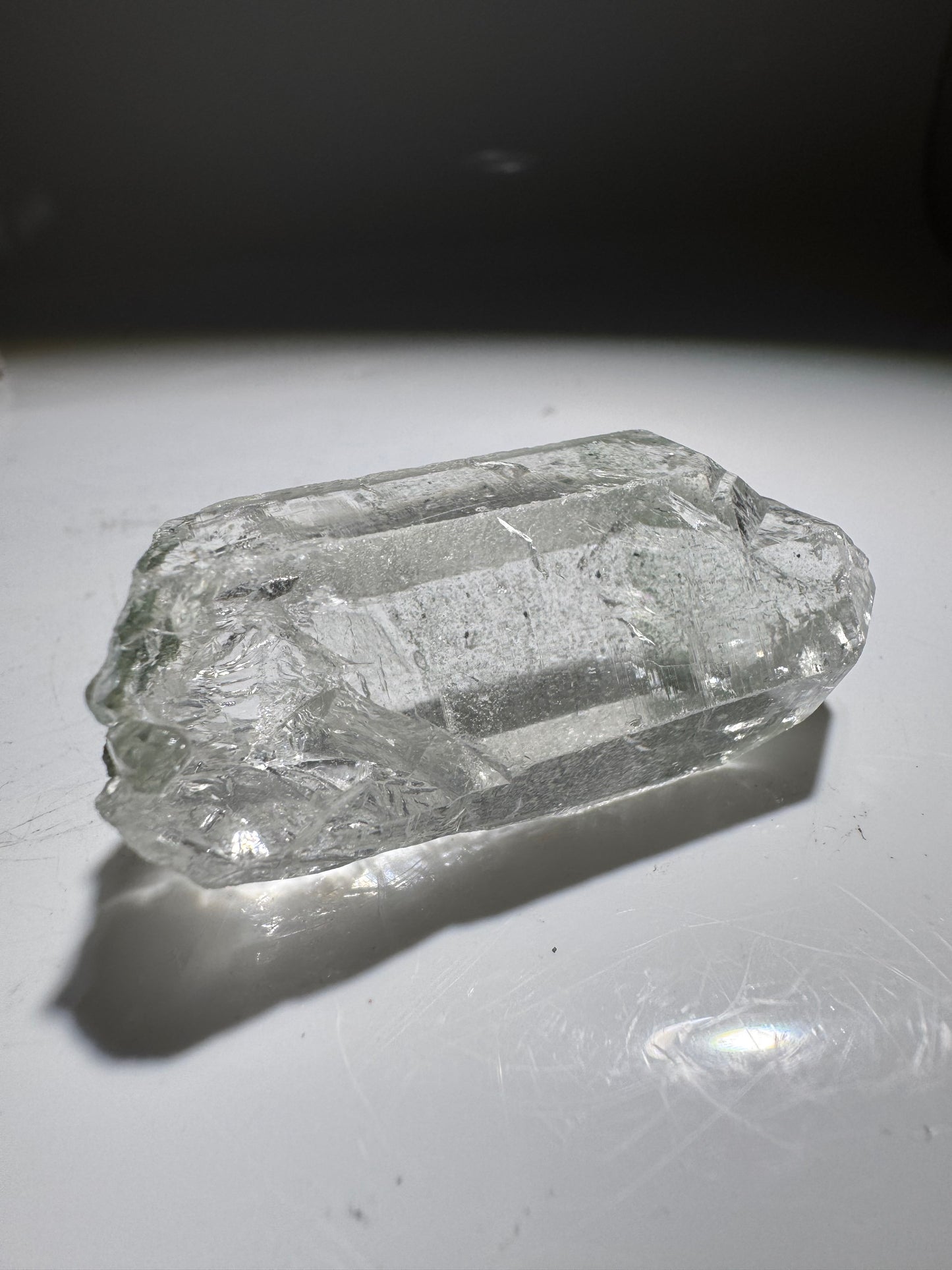 Feinst strukturierte Himalaya-Quarzspitze 5.1 cm – Kristallklar & selten