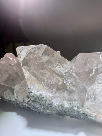 Exklusiver Himalaya Kristallstufe 💎 Museumsqualität – 802g, 15.5x9.5cm
