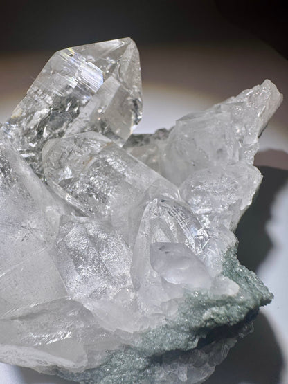 Exklusiver Himalaya Kristallstufe 💎 Museumsqualität – 802g, 15.5x9.5cm