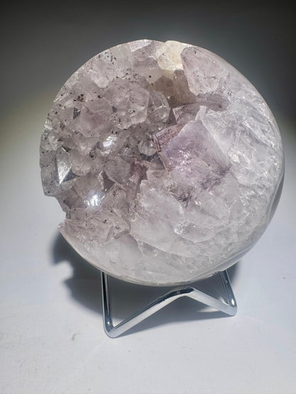 Amethyst Kugel Brasilien 9.5 cm – 1.34 kg | Phantom-Amethyst mit Pastellfarbe 💜✨
