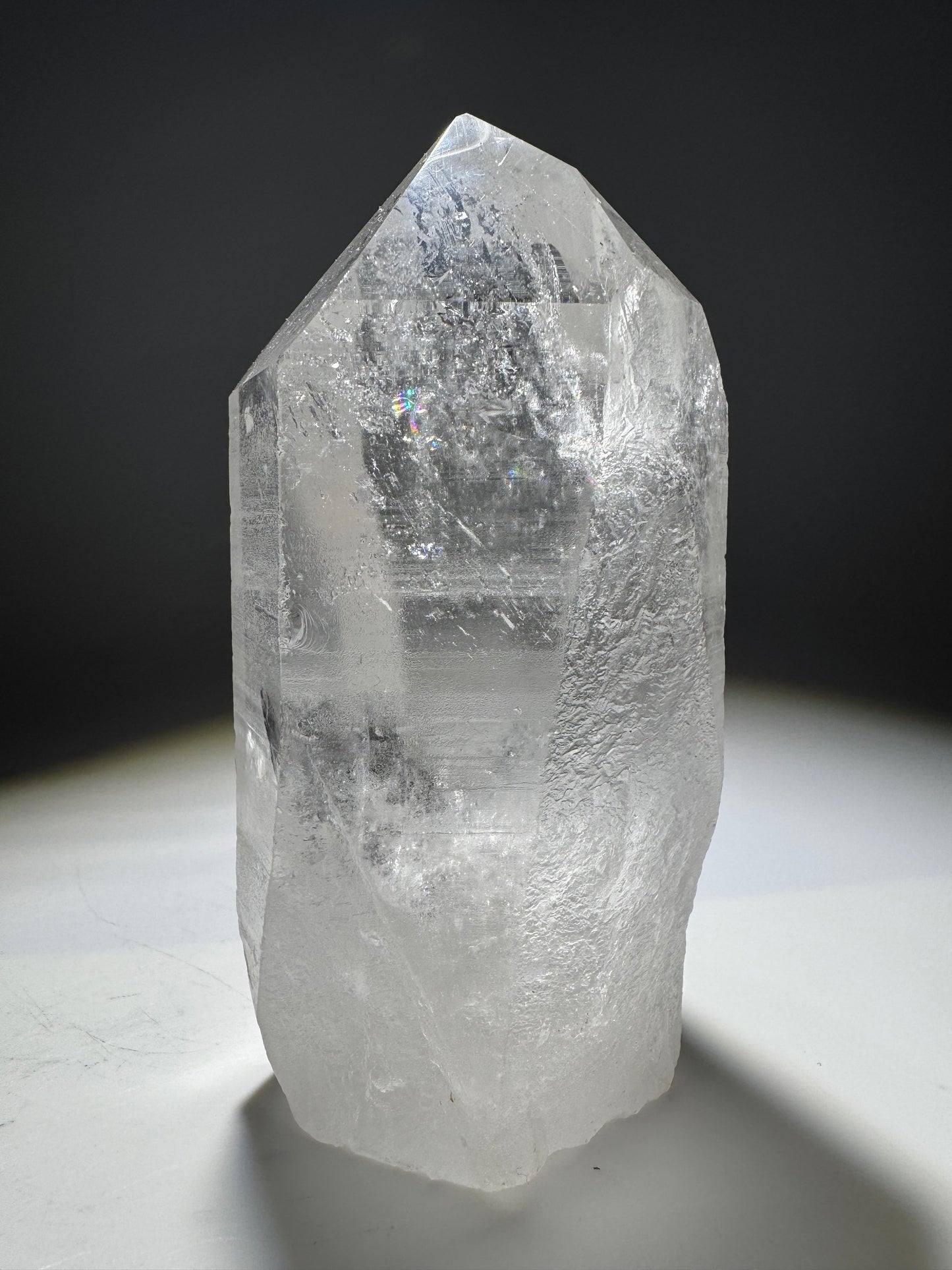 Lemurian Bergkristallspitze 10 cm, 362g – Premium Qualität I Minas Gerais, Brasilien