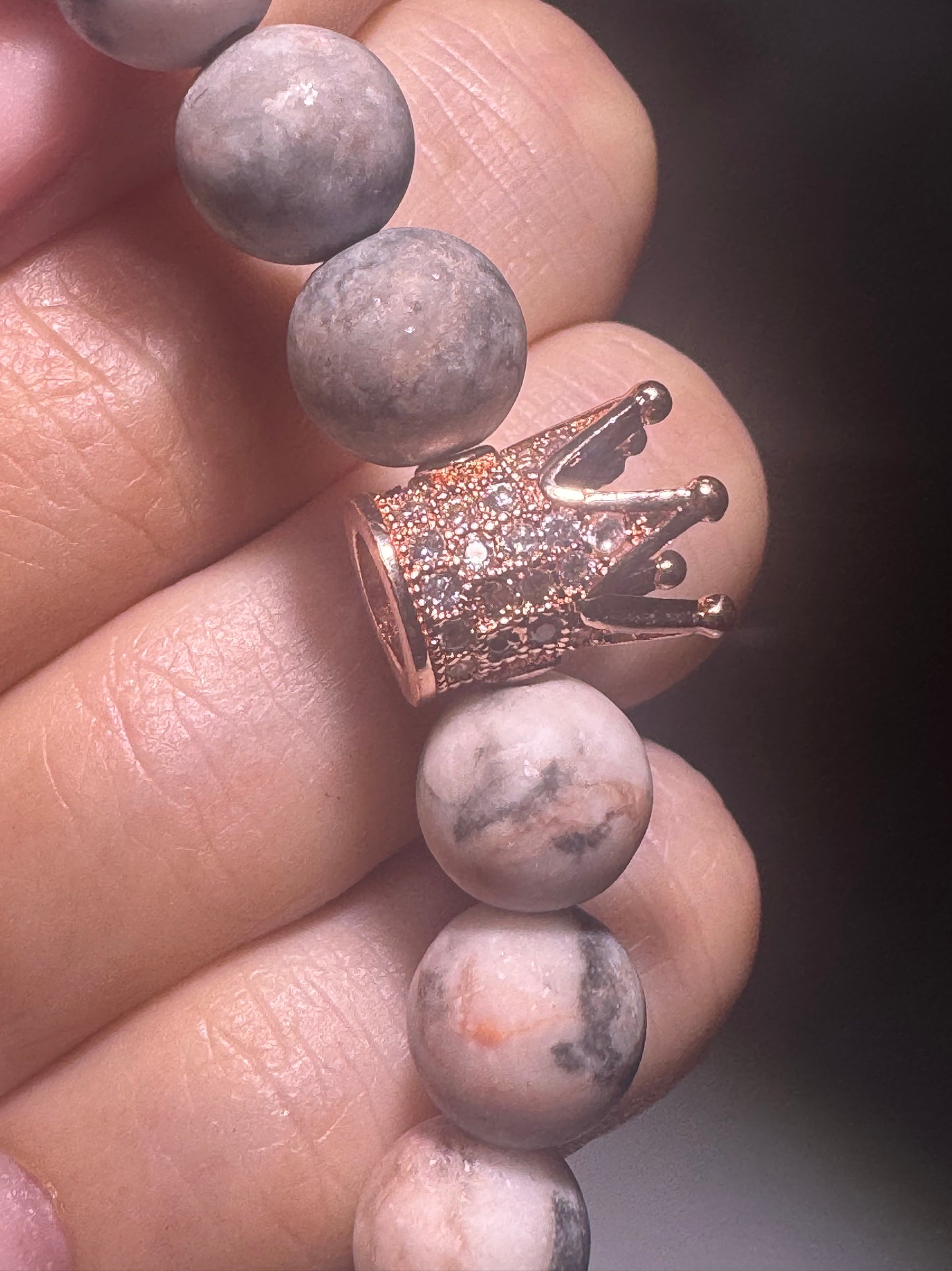 Rhodonit Heilstein-Armband – Herzenergie & Sanfte Harmonie