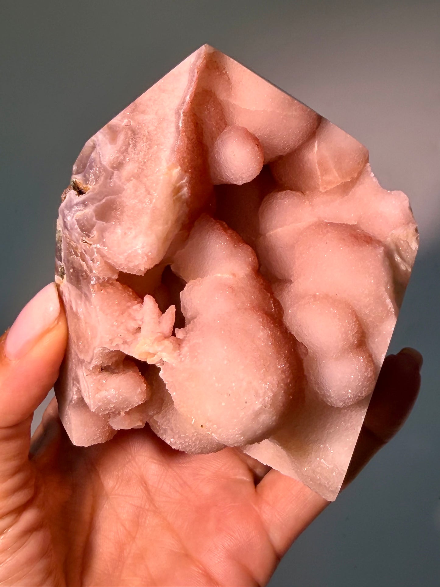 Pink Amethyst mit Bubble-Kristallisation – 8.8 cm | 537 g | Südbrasilien