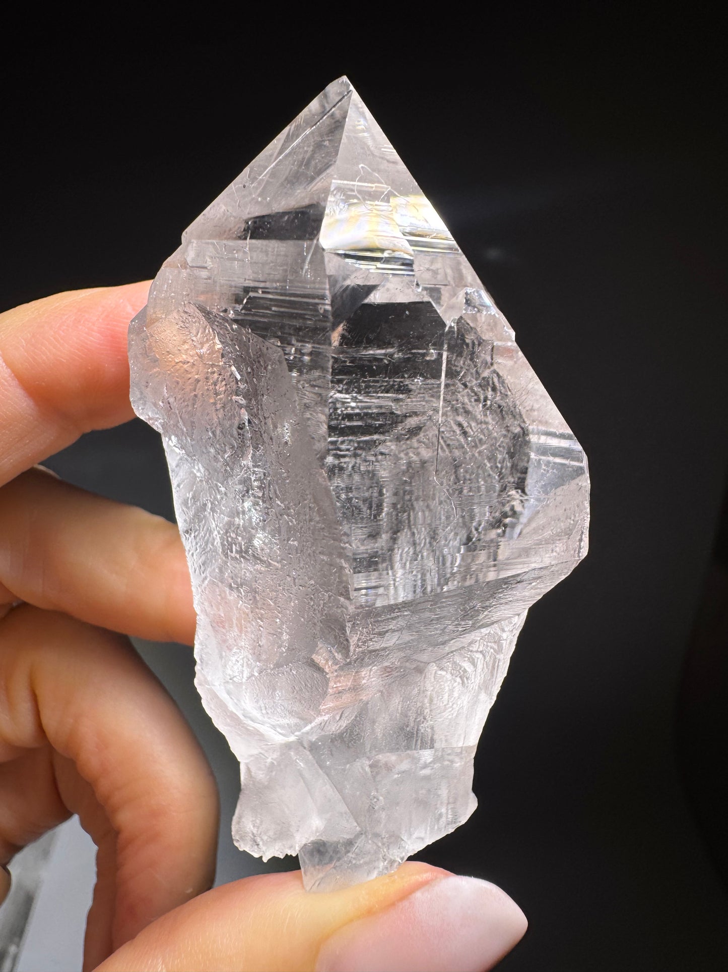 Ultraklare Himalaya-Quarzspitze 7 cm – Gletscherklar & Premium Edelstein