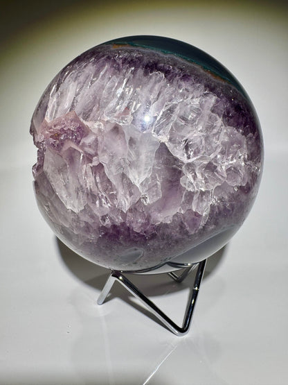 Amethyst Kugel Brasilien 12 cm – 3.19 kg | Sugary Kristallkugel, Extra Qualität 💜✨