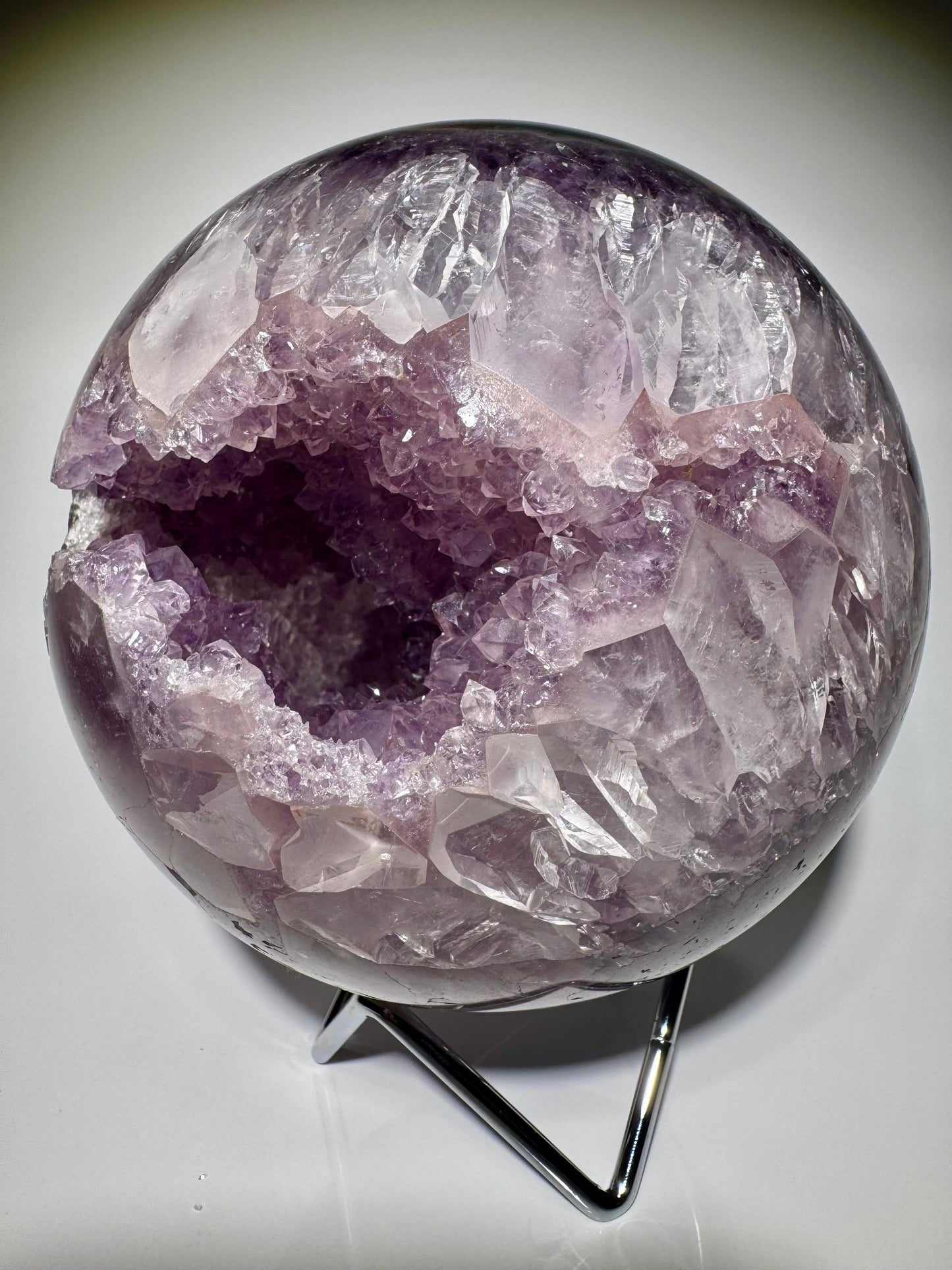 Amethyst Kugel Brasilien 12 cm – 3.19 kg | Sugary Kristallkugel, Extra Qualität 💜✨