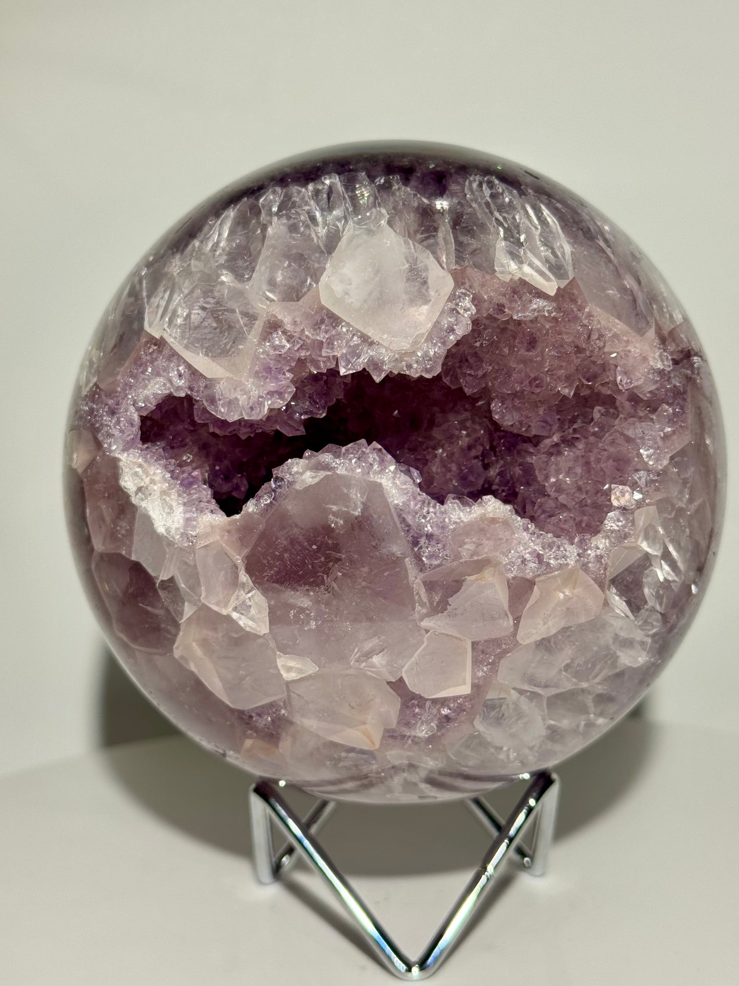 Amethyst Kugel Brasilien 12 cm – 3.19 kg | Sugary Kristallkugel, Extra Qualität 💜✨