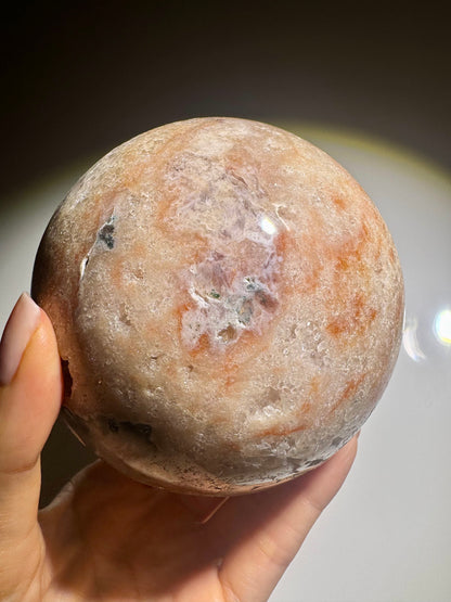 Pink Amethyst Kugel 11 cm – 1.74 kg | Seltene Rosa Kristallkugel 💕✨