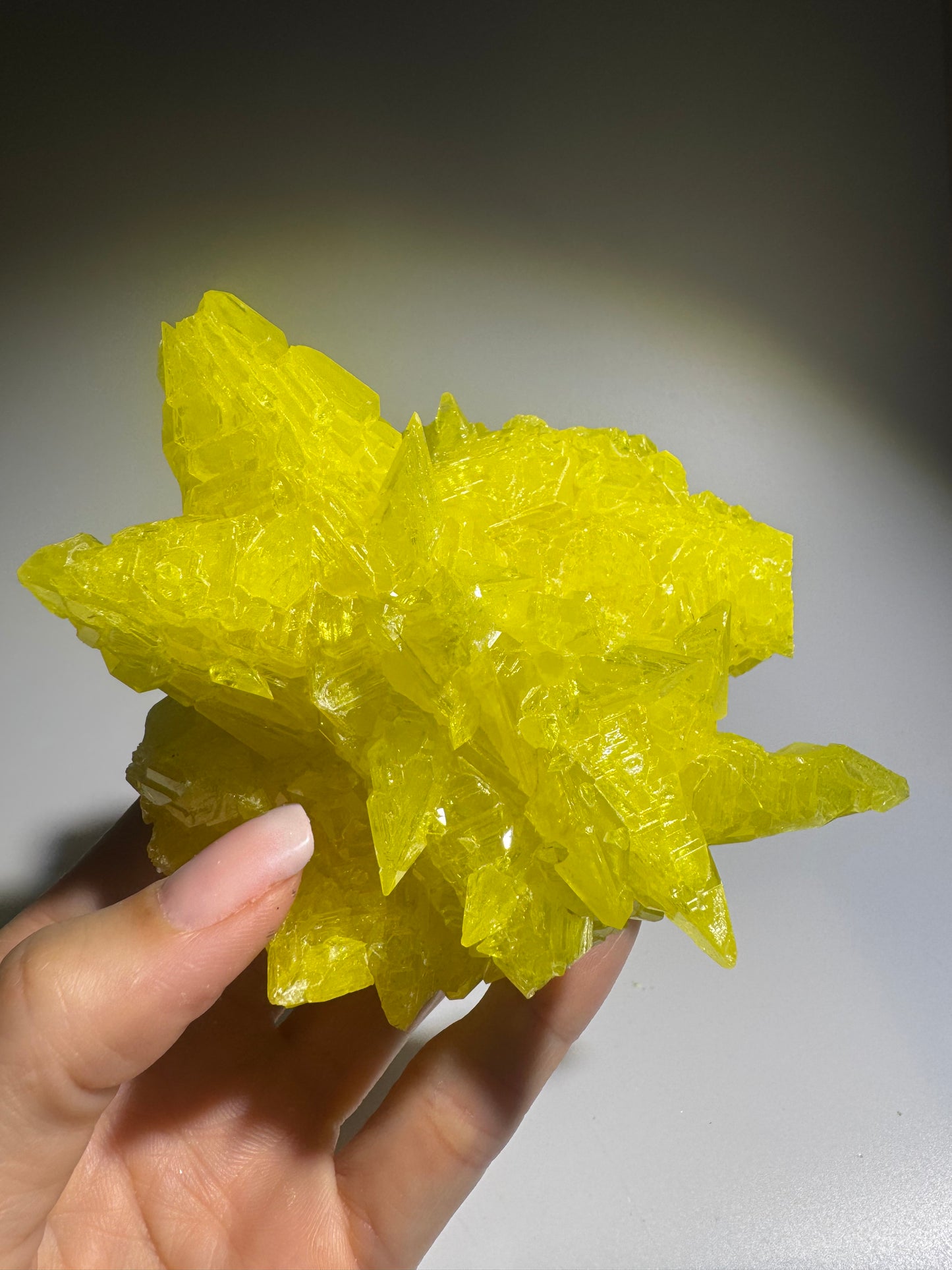 Schwefelkristall – Symbol für Energie, Vitalität und Schutz ca. 10 cm, 312 g