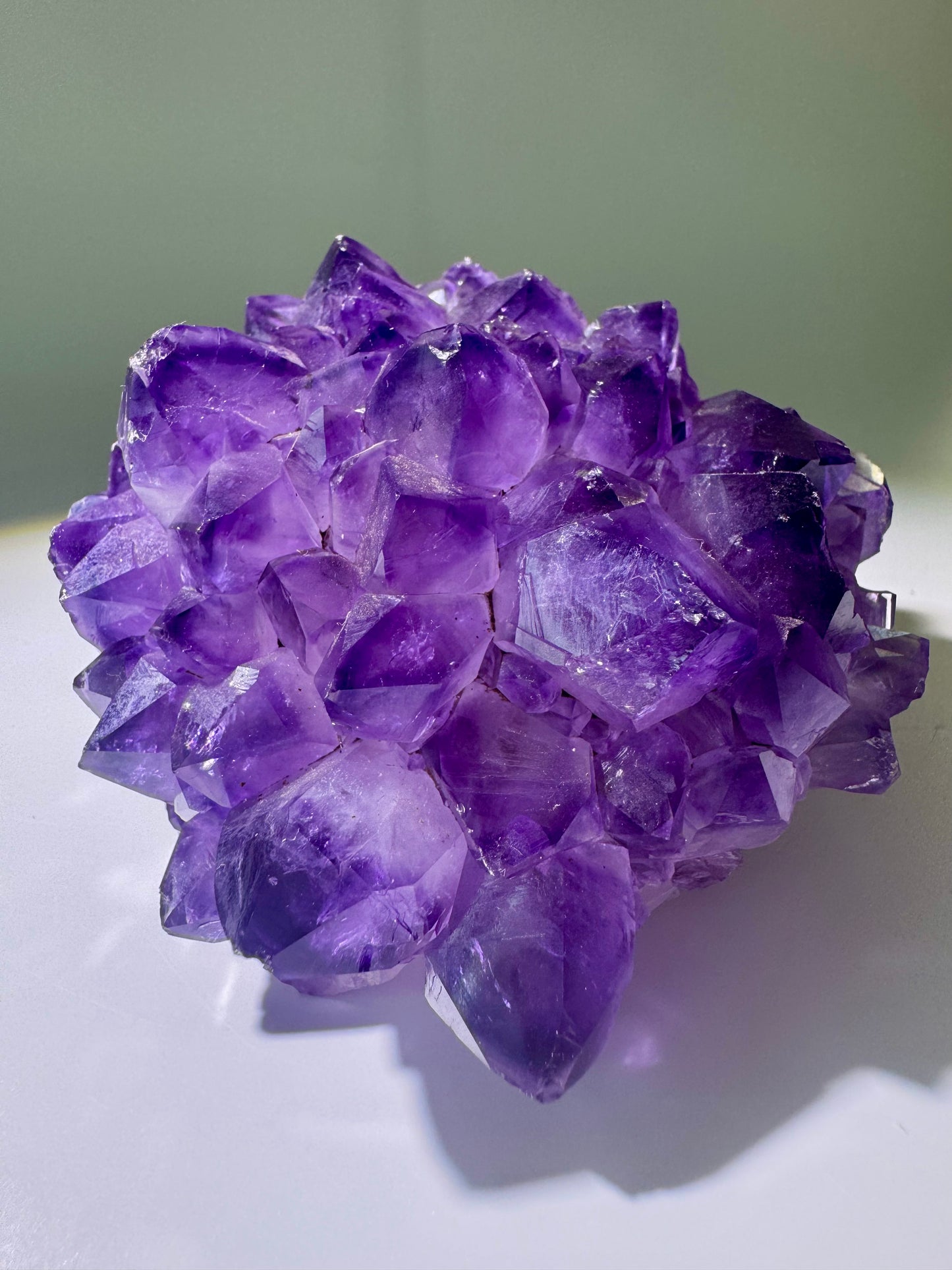 Amethystblüte 10 cm – Kristallblume mit perfekten Spitzen aus Uruguay | Extra-Qualität