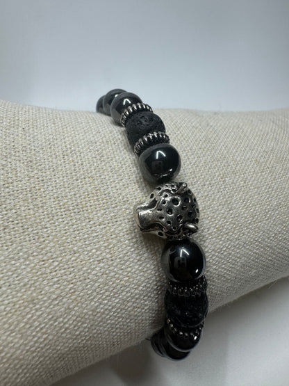 Exklusives Hämatit Armband - 19cm